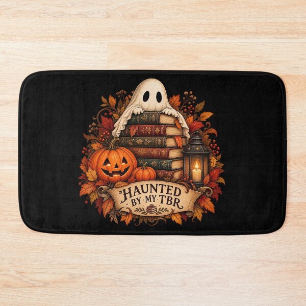 Item preview, Haunted by My TBR – Cozy Autumn Bookish Design designed and sold by Scarlett-Goods.