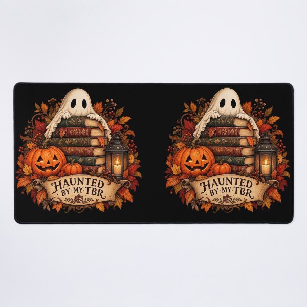 Item preview, Haunted by My TBR – Cozy Autumn Bookish Design designed and sold by Scarlett-Goods.