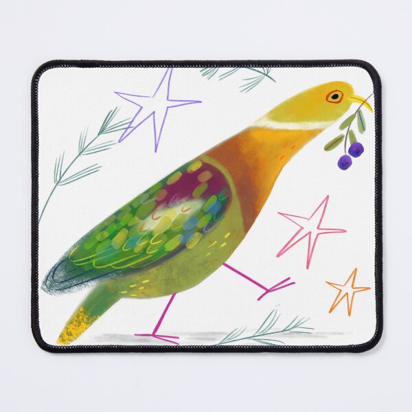 Item preview, Colorful Bird with Berries and Stars designed and sold by Drsadle39l.