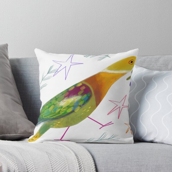 Item preview, Colorful Bird with Berries and Stars designed and sold by Drsadle39l.
