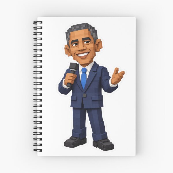 Item preview, Barack Obama Voxel Microphone designed and sold by zizArtist.