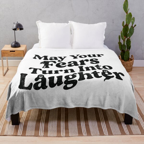 Item preview, May Your Fears Turn Into Laughter, Funny Spooky Halloween designed and sold by CloudyPress.