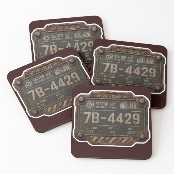 Item preview, Industrial Sci-Fi Metal Plate 7B-4429 designed and sold by MargaretPolanco.