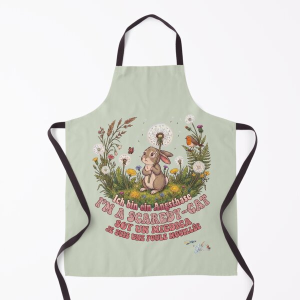 Item preview, WILDWISERS by HERMIE: Bunny / Rabbit - I'm a Scaredy-Cat designed and sold by HERMIE-design.