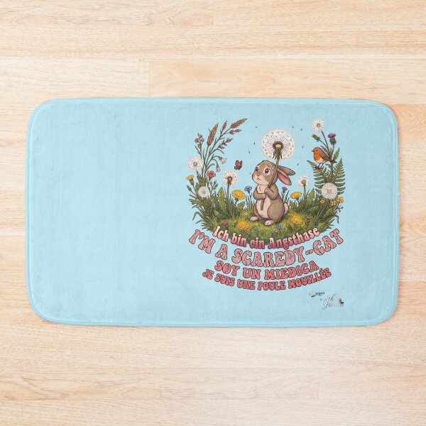 Item preview, WILDWISERS by HERMIE: Bunny / Rabbit - I'm a Scaredy-Cat designed and sold by HERMIE-design.