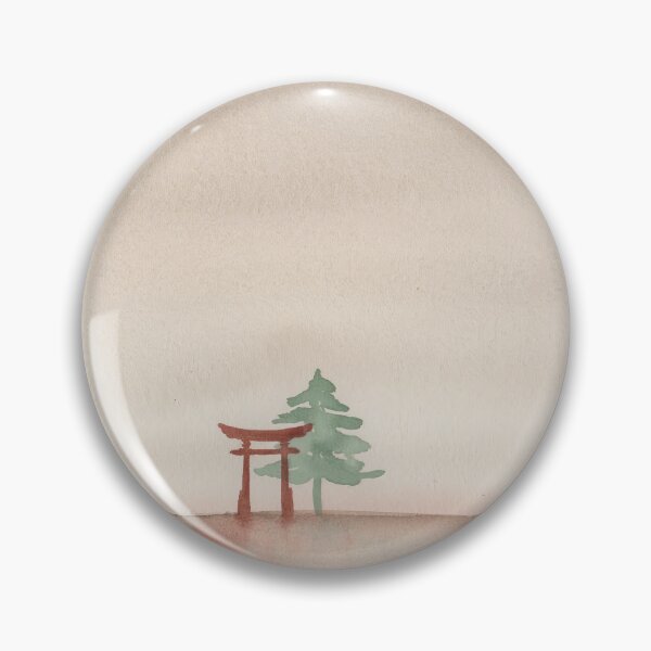 Item preview, Vintage Watercolor Minimalist Torii Gate Japanese Art Vector designed and sold by Shutter-Dragon.