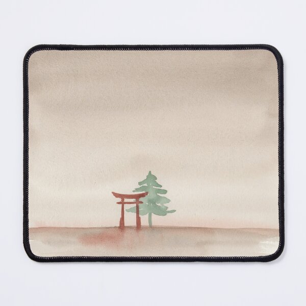 Item preview, Vintage Watercolor Minimalist Torii Gate Japanese Art Vector designed and sold by Shutter-Dragon.