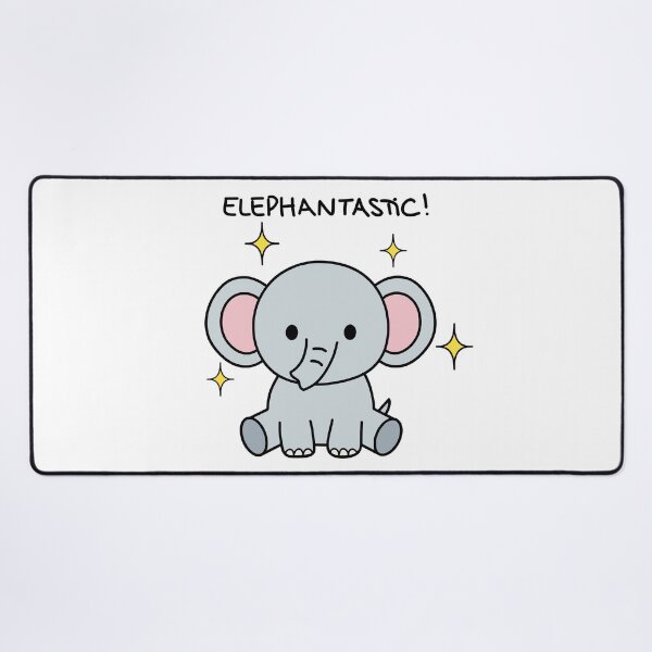 Item preview, ELEPHANTASTIC! Cute Elephant Design For Shirts & Stickers Funny Animal Puns designed and sold by Stocksjohn.