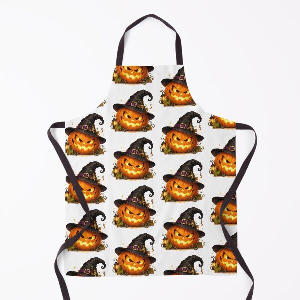Item preview, Glowing Halloween Pumpkin in a Witch Hat designed and sold by PRINTIONAL.