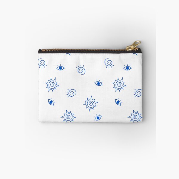 Item preview, Mystical Blue Sun and Evil Eye Doodle Pattern designed and sold by Vision Crafted.