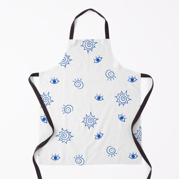Item preview, Mystical Blue Sun and Evil Eye Doodle Pattern designed and sold by Vision Crafted.