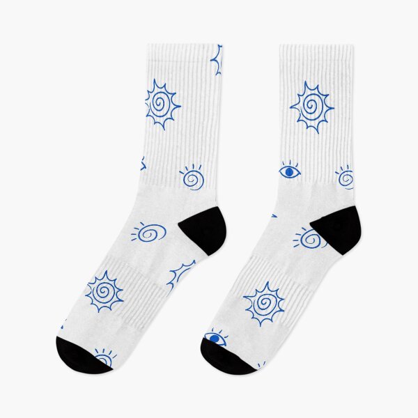 Item preview, Mystical Blue Sun and Evil Eye Doodle Pattern designed and sold by Vision Crafted.