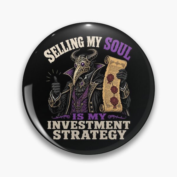 Item preview, Selling My Soul Is My Investment Strategy Warlock RPG designed and sold by Dice_Goblin_Studio.