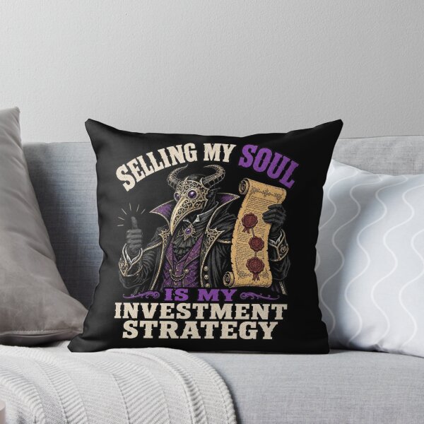 Item preview, Selling My Soul Is My Investment Strategy Warlock RPG designed and sold by Dice_Goblin_Studio.