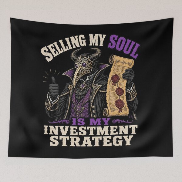 Item preview, Selling My Soul Is My Investment Strategy Warlock RPG designed and sold by Dice_Goblin_Studio.