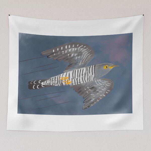 Item preview, Flying Cuckoo Bird Illustration designed and sold by Drsadle39l.