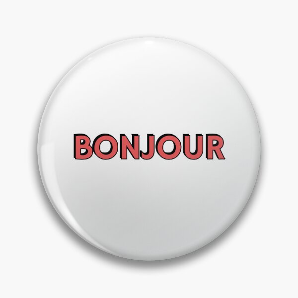 Item preview, BONJOUR - French for good day, good morning designed and sold by Inspirationmotivation.