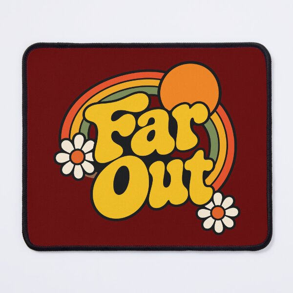 Item preview, Retro Far Out 70s Rainbow Daisy Graphic designed and sold by Far Out Goods.