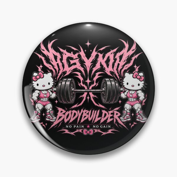 Item preview, Cyber Sigilism Pink Fitness Hello Kitty Artwork designed and sold by UrbanLayers.