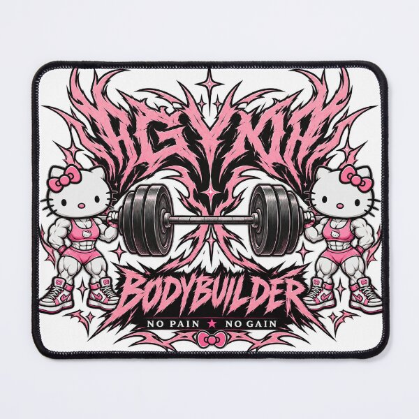 Item preview, Cyber Sigilism Pink Fitness Hello Kitty Artwork designed and sold by UrbanLayers.
