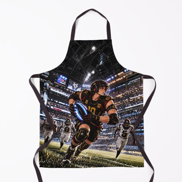 Item preview, Danix Cyberpunk Football Charge Poster Design designed and sold by Kenzie & Co.