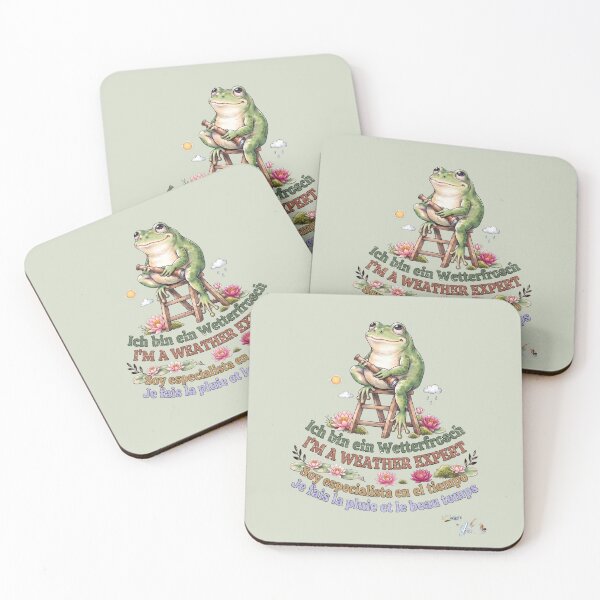 Item preview, WILDWISERS by HERMIE: Frog - I'm a weather expert designed and sold by HERMIE-design.