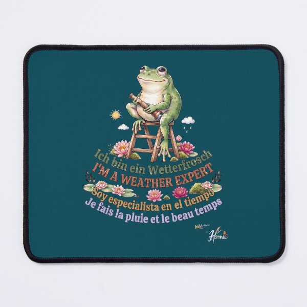 Item preview, WILDWISERS by HERMIE: Frog - I'm a weather expert designed and sold by HERMIE-design.