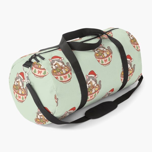 Item preview, Cat Ramen Christmas – Cute Kawaii Christmas Cat Eating Ramen Noodles designed and sold by mimiandjasstudio.
