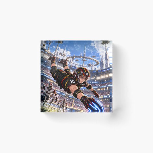 Item preview, Danix Cyberpunk Sky Dive Poster Design designed and sold by Kenzie & Co.