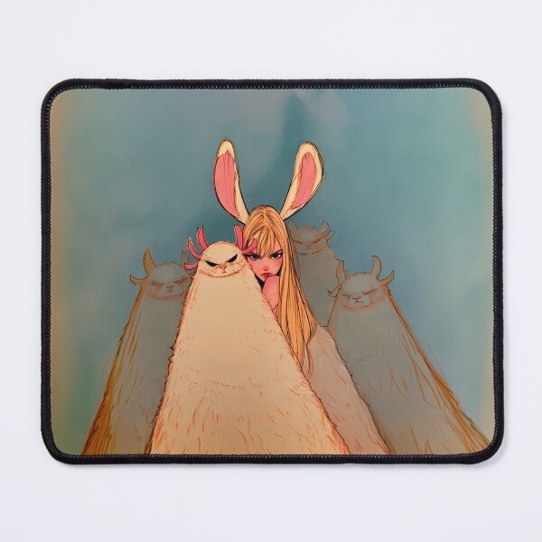 Item preview, Bunny Ears Anime Girl Fluffy Creature Monsters Art designed and sold by Lunat1kk.