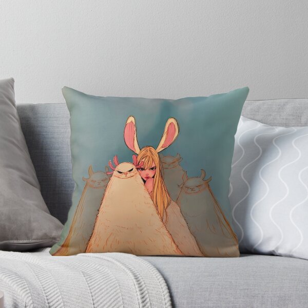 Item preview, Bunny Ears Anime Girl Fluffy Creature Monsters Art designed and sold by Lunat1kk.