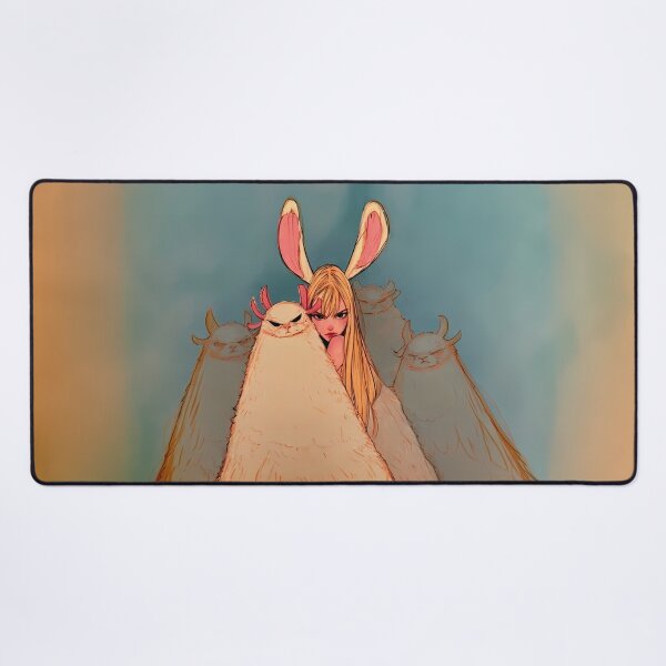 Item preview, Bunny Ears Anime Girl Fluffy Creature Monsters Art designed and sold by Lunat1kk.