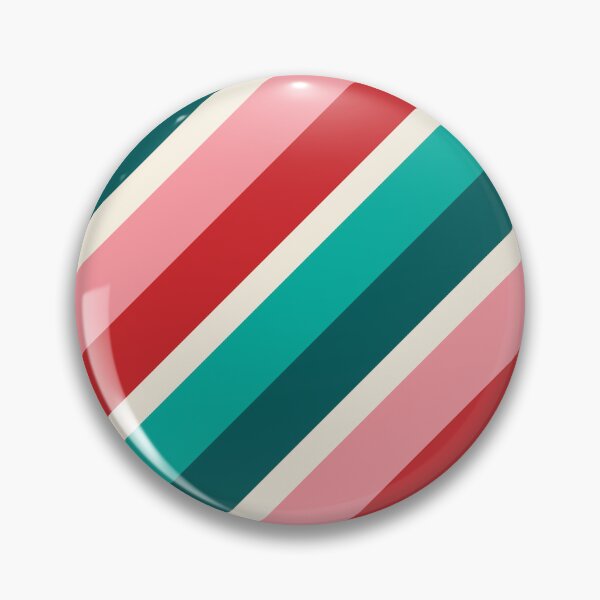 Item preview, Retro Diagonal Christmas Candy Stripe designed and sold by YesterdayColl.