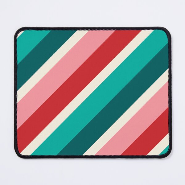 Item preview, Retro Diagonal Christmas Candy Stripe designed and sold by YesterdayColl.