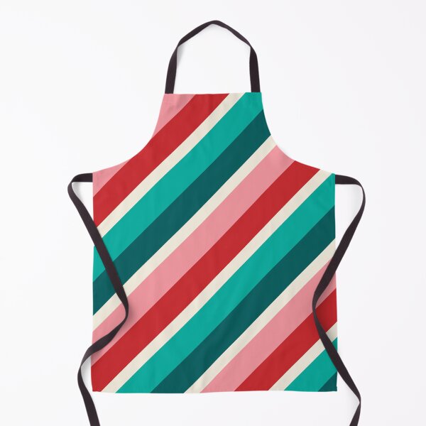 Item preview, Retro Diagonal Christmas Candy Stripe designed and sold by YesterdayColl.