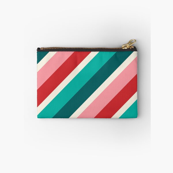 Item preview, Retro Diagonal Christmas Candy Stripe designed and sold by YesterdayColl.