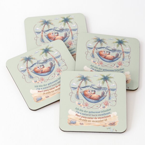 Item preview, WILDWISERS by HERMIE: Castor - Naci para estar de vacaciones designed and sold by HERMIE-design.