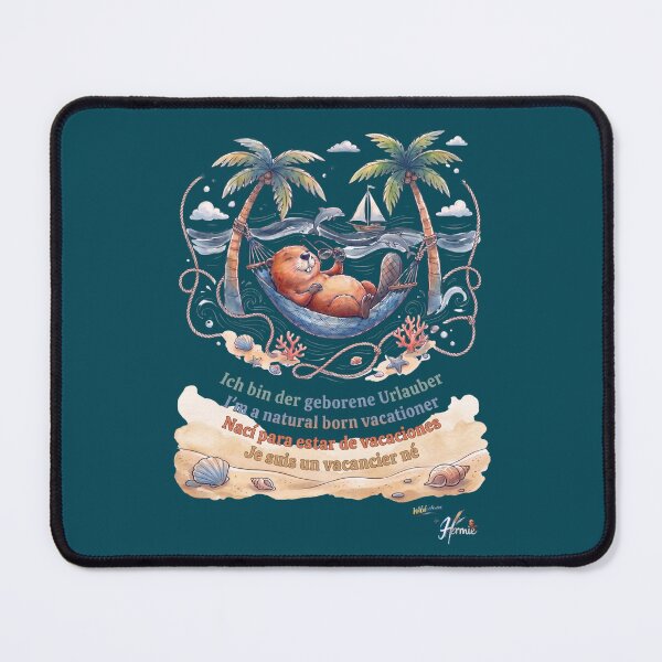 Item preview, WILDWISERS by HERMIE: Beaver - I'm a natural born vacationer designed and sold by HERMIE-design.