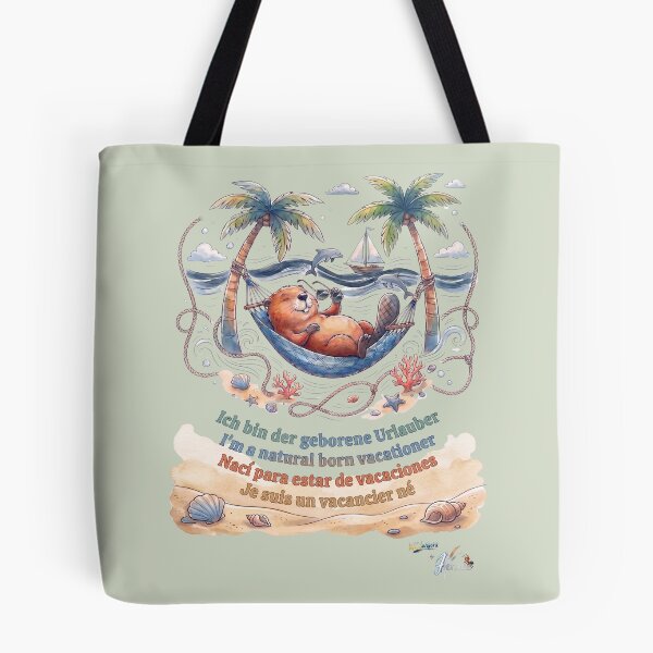 Item preview, WILDWISERS by HERMIE: Beaver - I'm a natural born vacationer designed and sold by HERMIE-design.