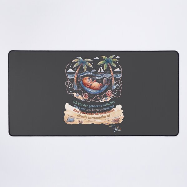 Item preview, WILDWISERS by HERMIE: Beaver - I'm a natural born vacationer designed and sold by HERMIE-design.