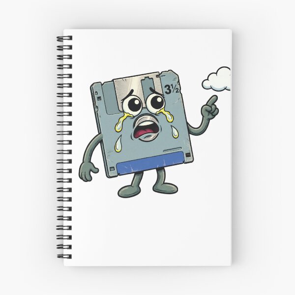 Item preview, Funny Retro Floppy Disk Crying to Cloud Tech Humor designed and sold by VISIONSTURME.