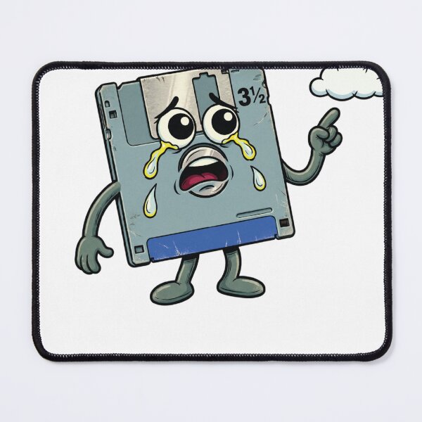Item preview, Funny Retro Floppy Disk Crying to Cloud Tech Humor designed and sold by VISIONSTURME.