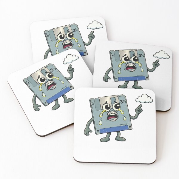 Item preview, Funny Retro Floppy Disk Crying to Cloud Tech Humor designed and sold by VISIONSTURME.