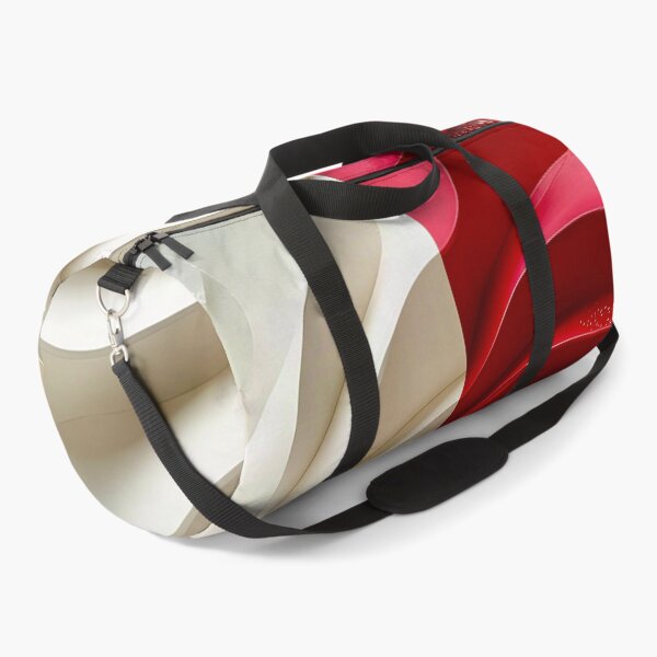 Item preview, Ruby Red and Ivory Porcelain Waves designed and sold by Vicky Brago-Mitchell®.