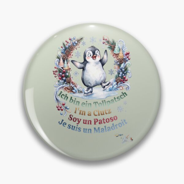 Item preview, WILDWISERS by HERMIE: Penguin - I'm a clutz designed and sold by HERMIE-design.