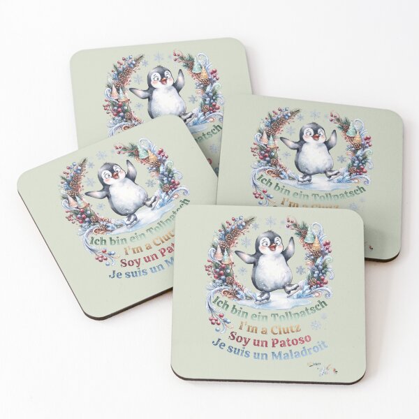 Item preview, WILDWISERS by HERMIE: Penguin - I'm a clutz designed and sold by HERMIE-design.