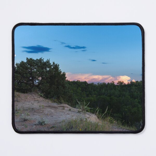 Item preview, Sunset in the Badlands with the moon designed and sold by lisavonbiela.