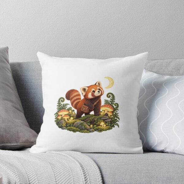 Item preview, Red Panda's Moonlit Mushroom Stroll designed and sold by WunkusWorld.