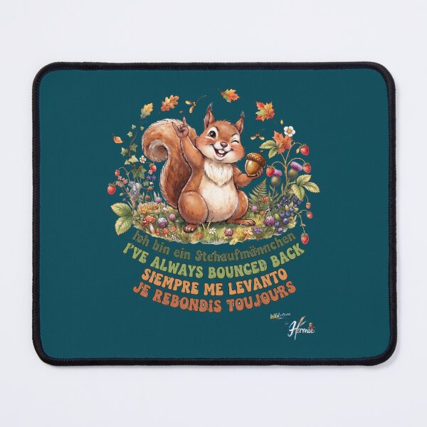 Item preview, WILDWISERS by HERMIE: Squirrel - I've always bounced back designed and sold by HERMIE-design.