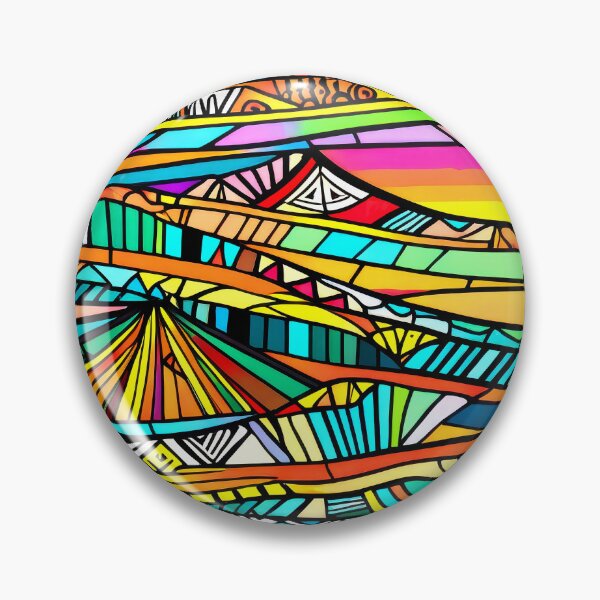Item preview, Vibrant Moroccan Abstract Geometric Design Pattern designed and sold by DEC02.